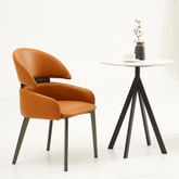 OT02 Minimalist Office Sintered Stone Round Coffee Side Table - Gavisco Office Furniture